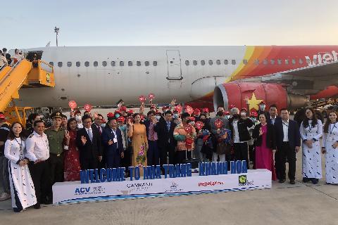 Khánh Hòa chào mừng chuyến bay từ Thành Đô (Trung Quốc) đến Nha Trang – Khánh Hòa dịp Tết Nguyên đán 2023